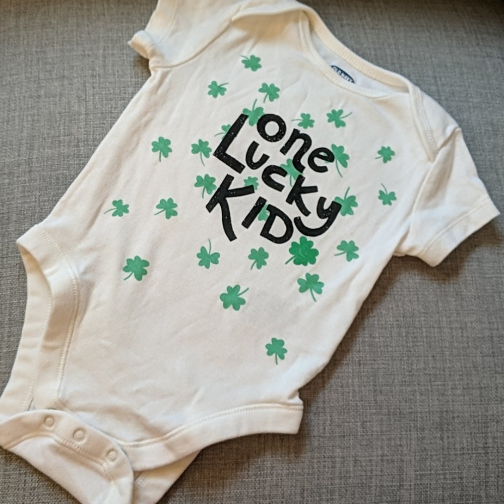 One lucky kid onsie